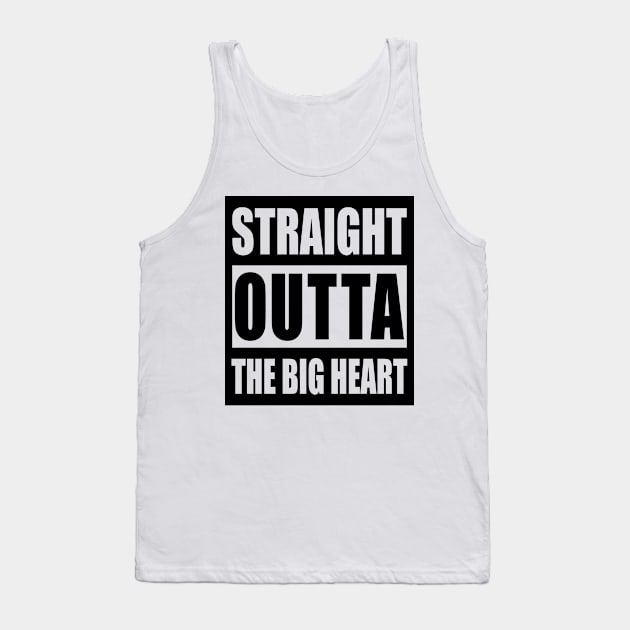 Straight Outta The Big Heart - Houston City, Texas, USA Pride, Traveler Souvenir Gift For Men, Women & Kids Tank Top by Art Like Wow Designs